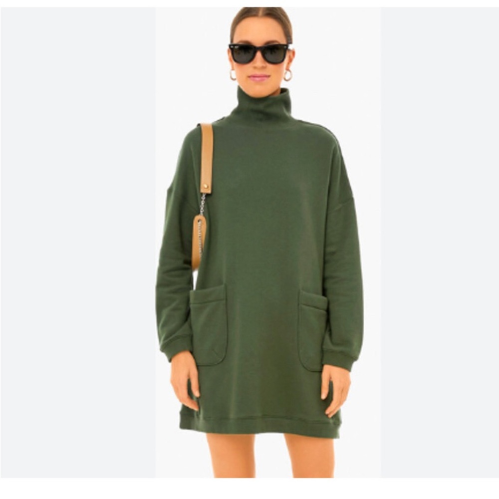 Pomander Place Tuckernuck Forest Green Porter Dress Medium